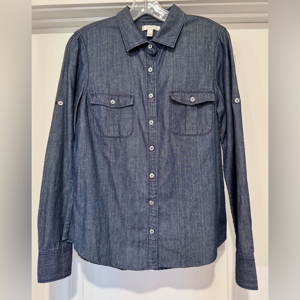J. Crew Blue Button Down Shirt
